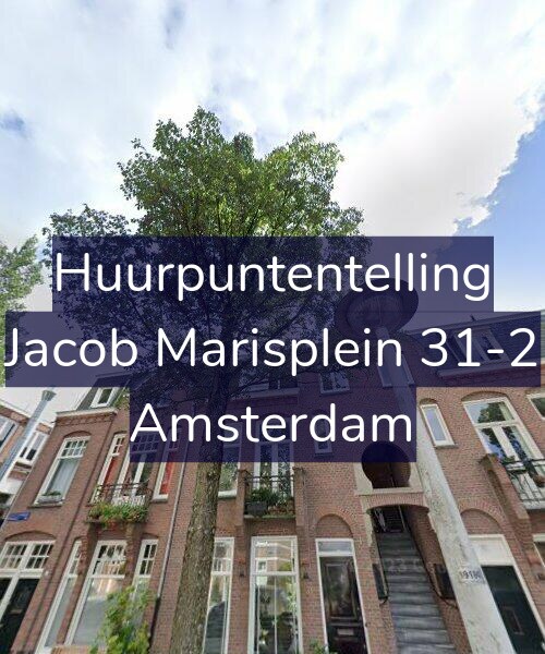 Foto gevel Huurpuntentelling voor Jacob Marisplein 31-2, Amsterdam