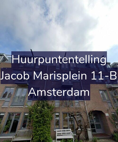 Foto gevel Huurpuntentelling voor Jacob Marisplein 11-B, Amsterdam