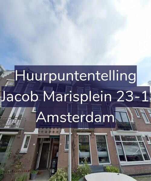 Foto gevel Huurpuntentelling voor Jacob Marisplein 23-1, Amsterdam