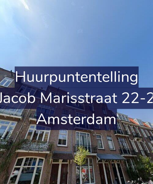 Foto gevel Huurpuntentelling voor Jacob Marisstraat 22-2, Amsterdam
