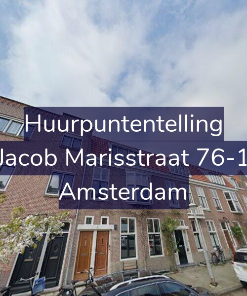 Foto gevel Huurpuntentelling voor Jacob Marisstraat 76-1, Amsterdam