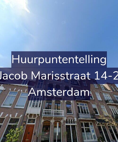 Foto gevel Huurpuntentelling voor Jacob Marisstraat 14-2, Amsterdam