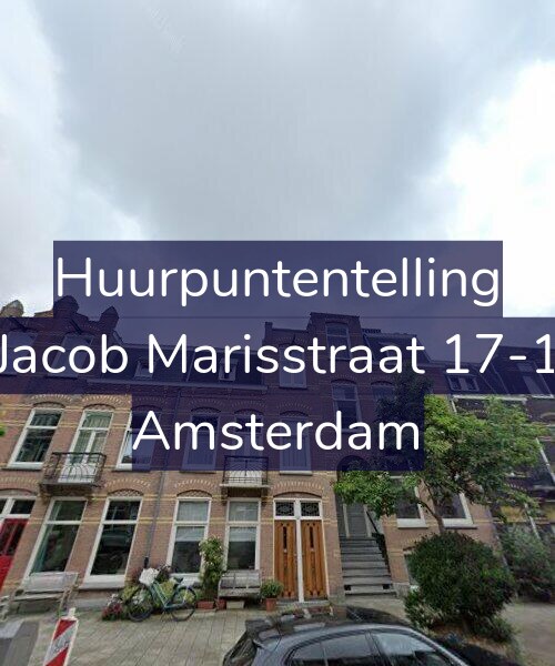 Foto gevel Huurpuntentelling voor Jacob Marisstraat 17-1, Amsterdam