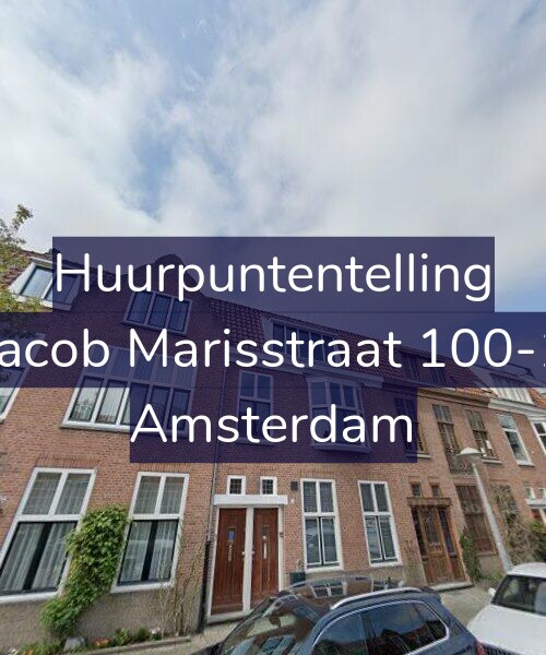Foto gevel Huurpuntentelling voor Jacob Marisstraat 100-1, Amsterdam