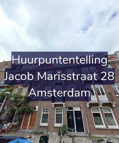 Foto gevel Huurpuntentelling voor Jacob Marisstraat 28, Amsterdam