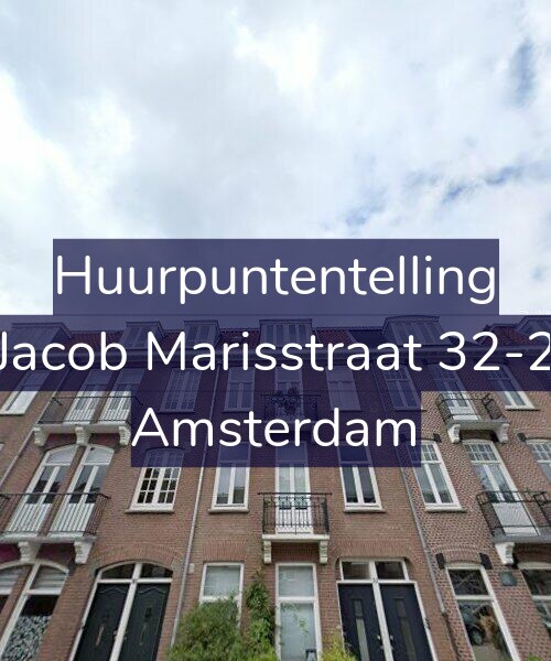 Foto gevel Huurpuntentelling voor Jacob Marisstraat 32-2, Amsterdam