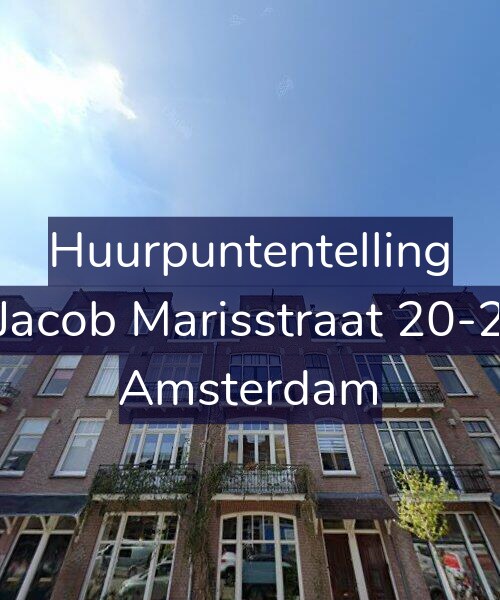 Foto gevel Huurpuntentelling voor Jacob Marisstraat 20-2, Amsterdam