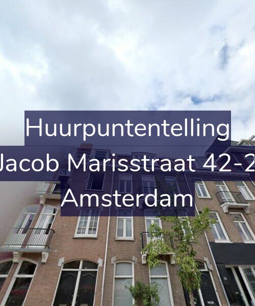 Foto gevel Huurpuntentelling voor Jacob Marisstraat 42-2, Amsterdam