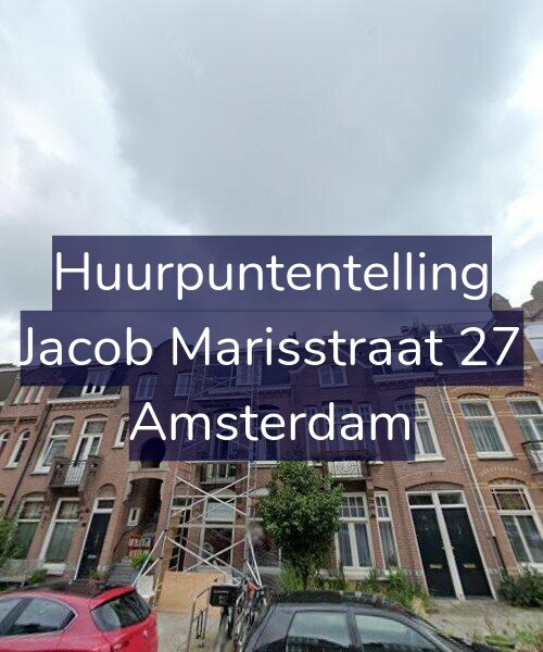 Foto gevel Huurpuntentelling voor Jacob Marisstraat 27, Amsterdam