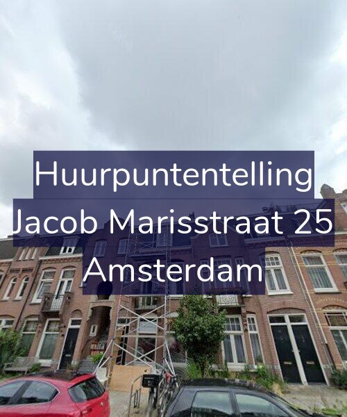Foto gevel Huurpuntentelling voor Jacob Marisstraat 25, Amsterdam