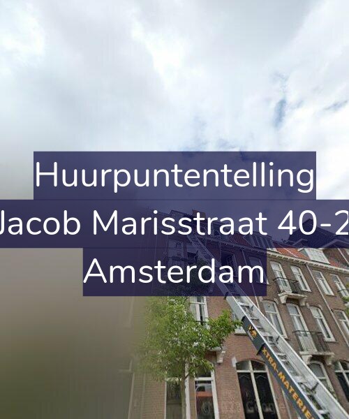 Foto gevel Huurpuntentelling voor Jacob Marisstraat 40-2, Amsterdam