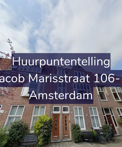 Foto gevel Huurpuntentelling voor Jacob Marisstraat 106-1, Amsterdam