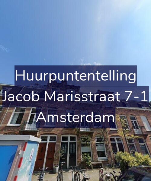 Foto gevel Huurpuntentelling voor Jacob Marisstraat 7-1, Amsterdam