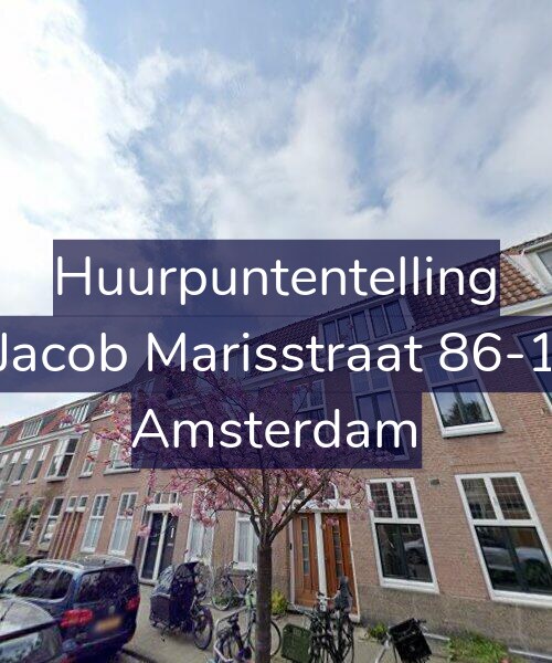 Foto gevel Huurpuntentelling voor Jacob Marisstraat 86-1, Amsterdam