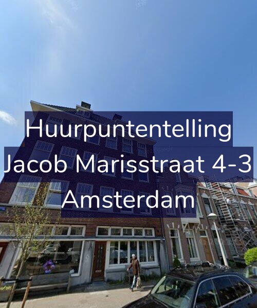 Foto gevel Huurpuntentelling voor Jacob Marisstraat 4-3, Amsterdam