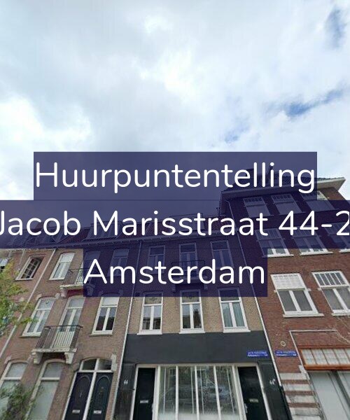 Foto gevel Huurpuntentelling voor Jacob Marisstraat 44-2, Amsterdam