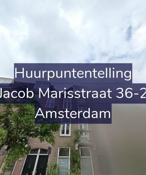 Foto gevel Huurpuntentelling voor Jacob Marisstraat 36-2, Amsterdam