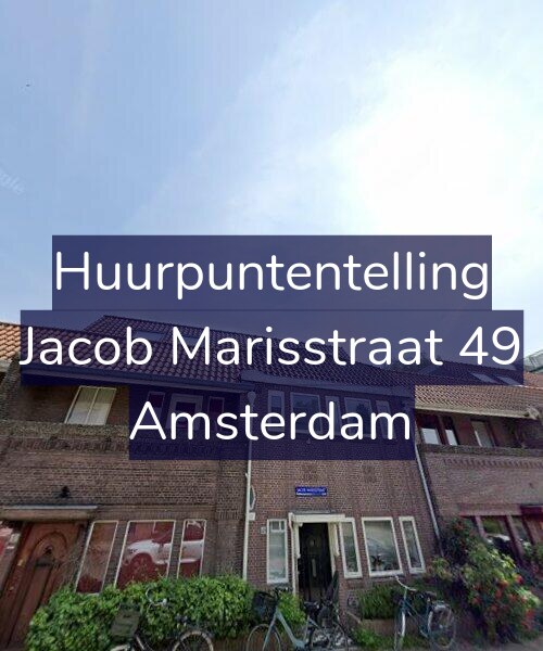Foto gevel Huurpuntentelling voor Jacob Marisstraat 49, Amsterdam