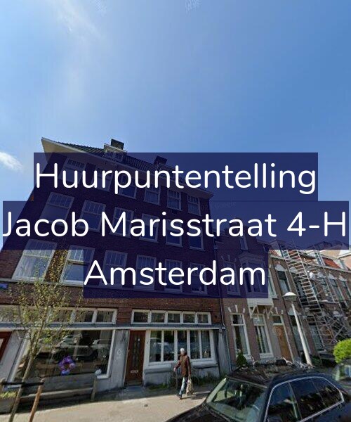 Foto gevel Huurpuntentelling voor Jacob Marisstraat 4-H, Amsterdam
