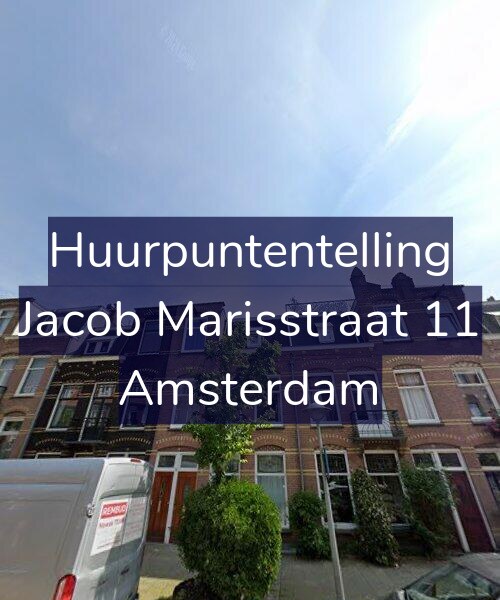 Foto gevel Huurpuntentelling voor Jacob Marisstraat 11, Amsterdam