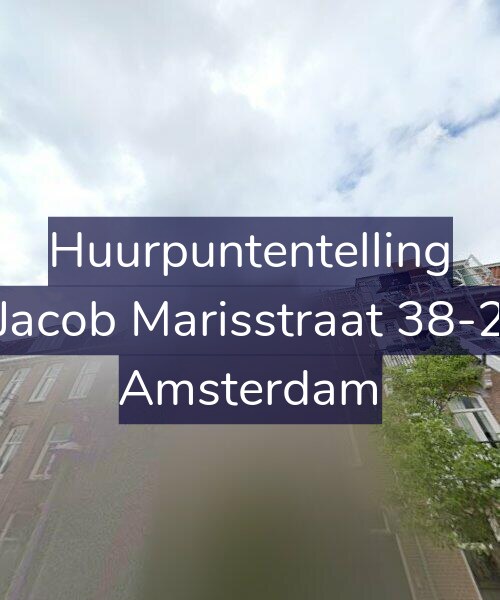 Foto gevel Huurpuntentelling voor Jacob Marisstraat 38-2, Amsterdam