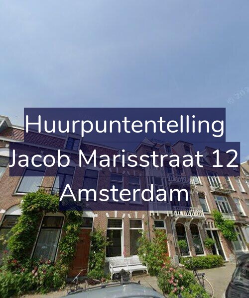 Foto gevel Huurpuntentelling voor Jacob Marisstraat 12, Amsterdam
