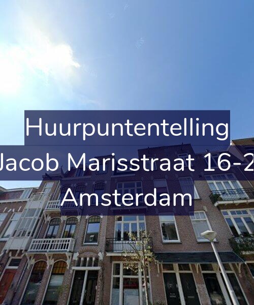 Foto gevel Huurpuntentelling voor Jacob Marisstraat 16-2, Amsterdam