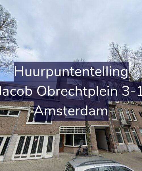 Foto gevel Huurpuntentelling voor Jacob Obrechtplein 3-1, Amsterdam