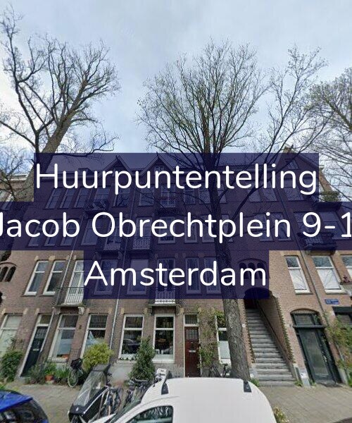 Foto gevel Huurpuntentelling voor Jacob Obrechtplein 9-1, Amsterdam