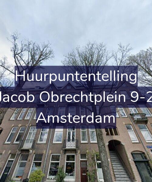 Foto gevel Huurpuntentelling voor Jacob Obrechtplein 9-2, Amsterdam