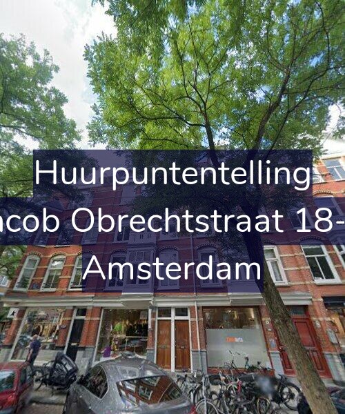 Foto gevel Huurpuntentelling voor Jacob Obrechtstraat 18-1, Amsterdam