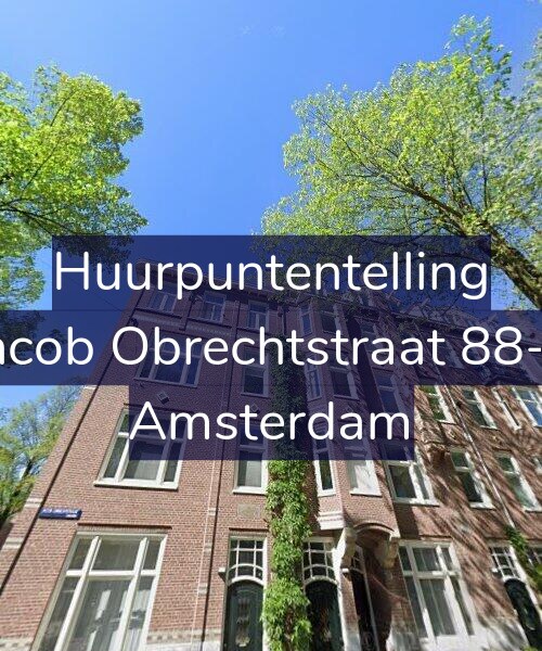 Foto gevel Huurpuntentelling voor Jacob Obrechtstraat 88-2, Amsterdam