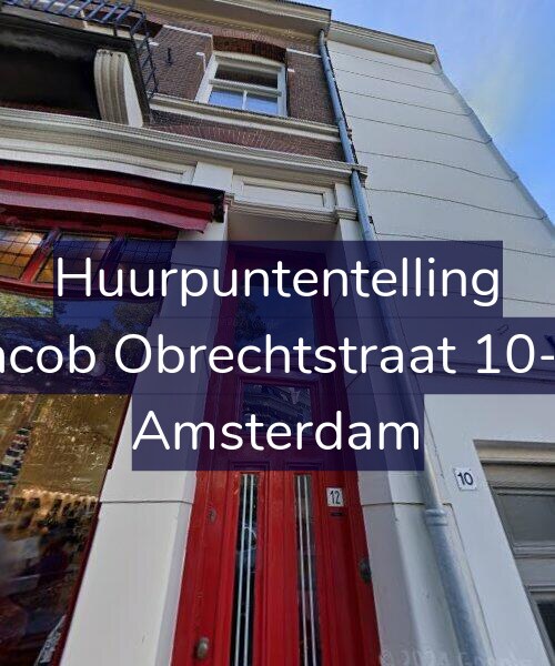 Foto gevel Huurpuntentelling voor Jacob Obrechtstraat 10-1, Amsterdam