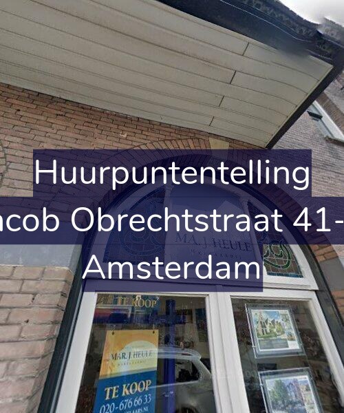 Foto gevel Huurpuntentelling voor Jacob Obrechtstraat 41-2, Amsterdam
