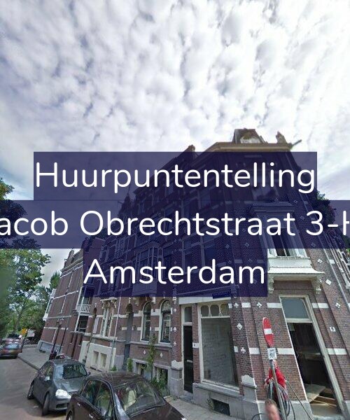 Foto gevel Huurpuntentelling voor Jacob Obrechtstraat 3-H, Amsterdam