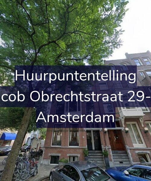 Foto gevel Huurpuntentelling voor Jacob Obrechtstraat 29-H, Amsterdam