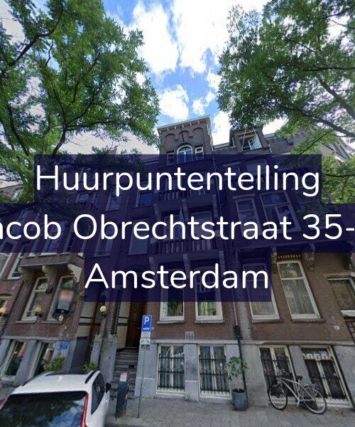 Foto gevel Huurpuntentelling voor Jacob Obrechtstraat 35-2, Amsterdam