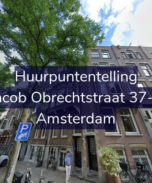 Foto gevel Huurpuntentelling voor Jacob Obrechtstraat 37-3, Amsterdam