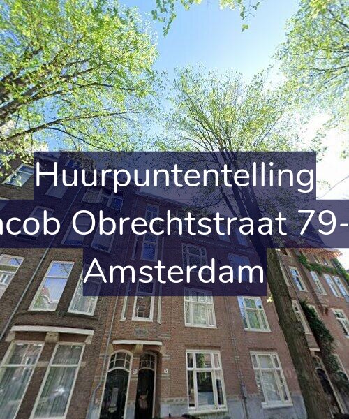 Foto gevel Huurpuntentelling voor Jacob Obrechtstraat 79-2, Amsterdam