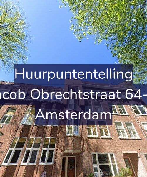 Foto gevel Huurpuntentelling voor Jacob Obrechtstraat 64-2, Amsterdam