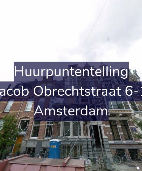 Foto gevel Huurpuntentelling voor Jacob Obrechtstraat 6-1, Amsterdam