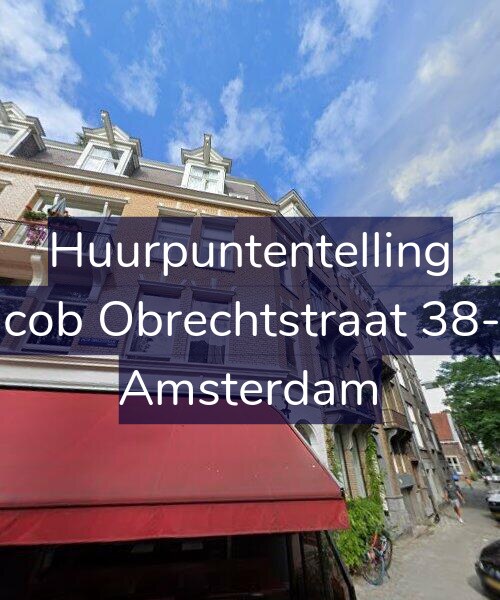 Foto gevel Huurpuntentelling voor Jacob Obrechtstraat 38-H, Amsterdam