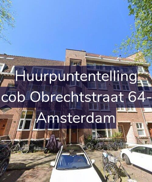 Foto gevel Huurpuntentelling voor Jacob Obrechtstraat 64-H, Amsterdam