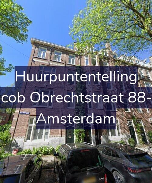 Foto gevel Huurpuntentelling voor Jacob Obrechtstraat 88-H, Amsterdam