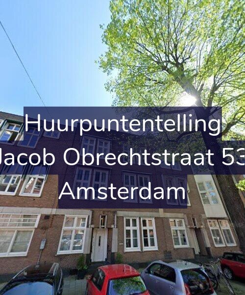 Foto gevel Huurpuntentelling voor Jacob Obrechtstraat 53, Amsterdam