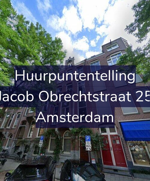 Foto gevel Huurpuntentelling voor Jacob Obrechtstraat 25, Amsterdam