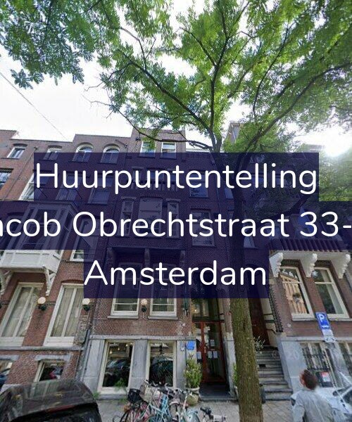 Foto gevel Huurpuntentelling voor Jacob Obrechtstraat 33-2, Amsterdam