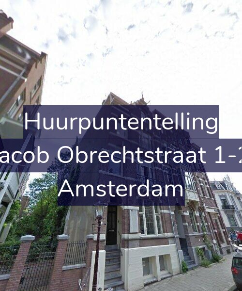 Foto gevel Huurpuntentelling voor Jacob Obrechtstraat 1-2, Amsterdam