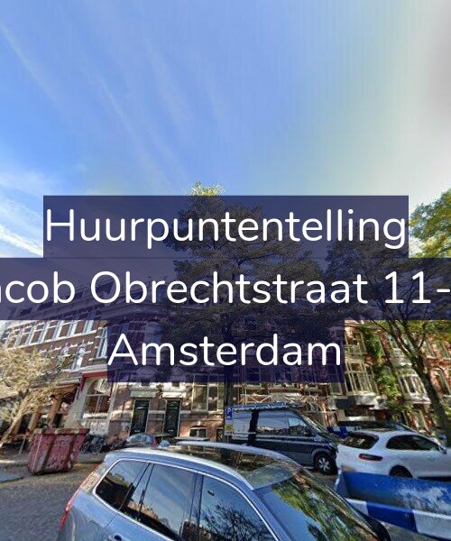 Foto gevel Huurpuntentelling voor Jacob Obrechtstraat 11-D, Amsterdam