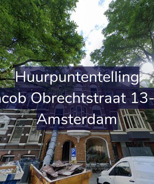 Foto gevel Huurpuntentelling voor Jacob Obrechtstraat 13-C, Amsterdam